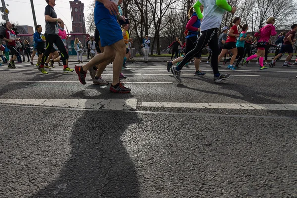 Az éves Berlin Félmaraton — Stock Fotó