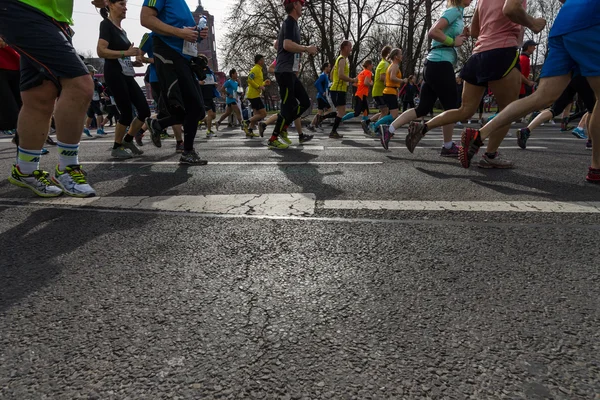 La Media Maratón anual de Berlín — Foto de Stock