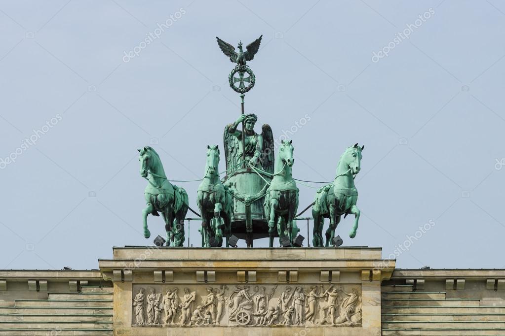 Quadriga Of Brandenburg Gate Berlin Germany Stock Photo Image By C S Kohl