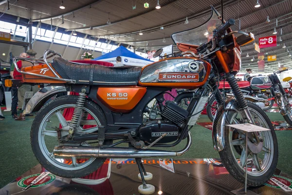 摩托车 Zuendapp Ks 50 Wc Tt， 1980. — 图库照片
