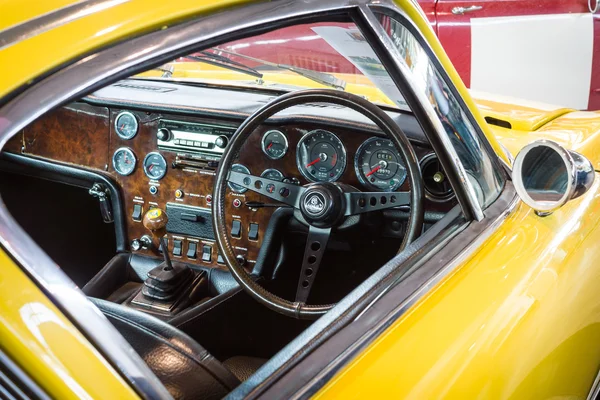 Cabine de carro esportivo Lotus Elan Plus 2 RHD, 1971 — Fotografia de Stock