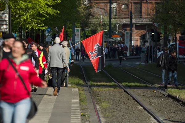 International Workers' Day. 1 May 2016, Berlin, Germany — Stock Photo, Image