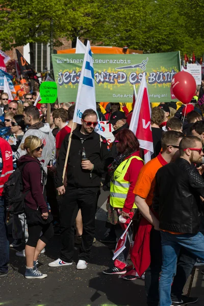 Journée internationale des travailleurs. 1er mai 2016, Berlin, Allemagne — Photo