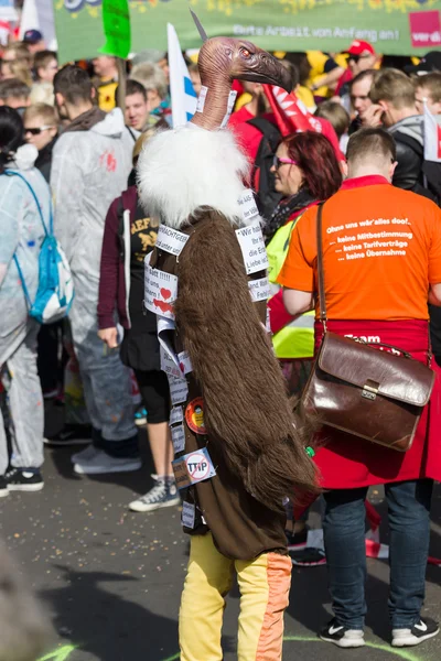 International Workers' Day. 1 May 2016, Berlin, Germany — Stock Photo, Image