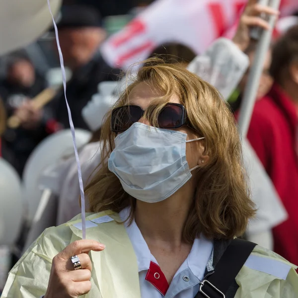 International Workers' Day. 1 May 2016, Berlin, Germany — стокове фото