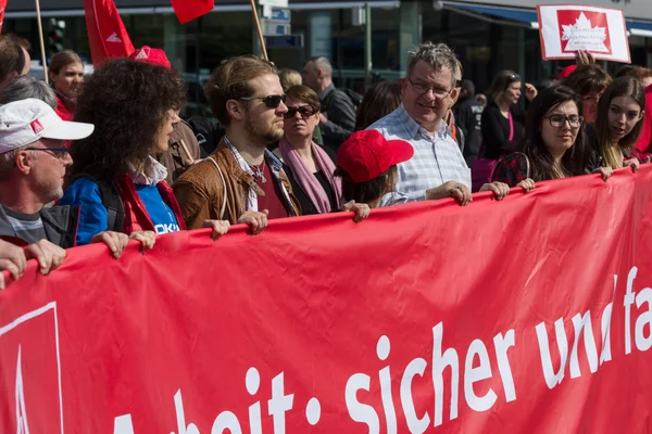 Giornata internazionale dei lavoratori. 1 maggio 2016, Berlino, Germania — Foto Stock