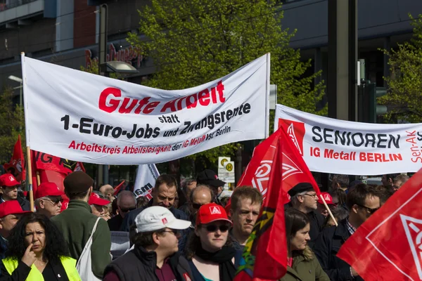 International Workers' Day. 1 May 2016, Berlin, Germany — Stock Photo, Image