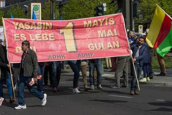 International Workers' Day. 1 May 2016, Berlin, Germany — Stock Photo, Image