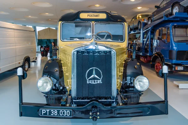 Φορτηγό Mercedes-Benz O 10000 κινητή ταχυδρομική υπηρεσία (Αυστρία), 1938 — Φωτογραφία Αρχείου