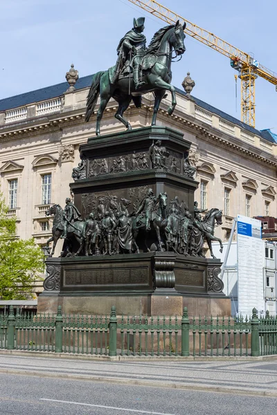 Ruiterstandbeeld van Frederick de Grote, — Stockfoto