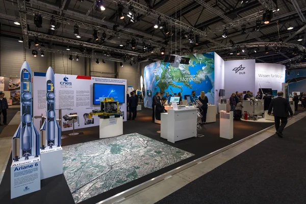 The stand of German Aerospace Center (DLR). — Stock Photo, Image