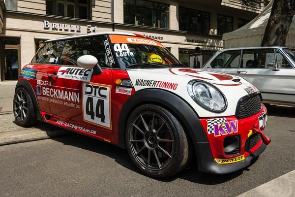 Sportovní verze auta Mini Cooper S-Mini jcw Challenge R56. Série koordinátoru DTC — Stock fotografie