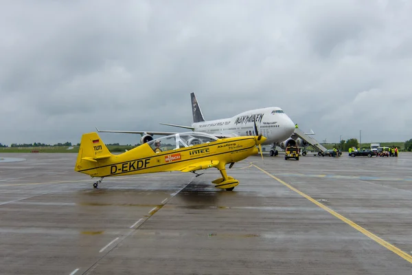 Un avión deportivo ligero Akaflieg Munchen Mu30 Schlacro — Foto de Stock