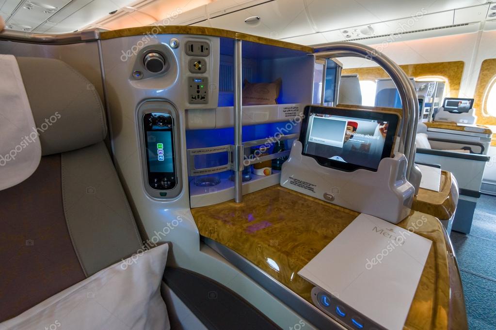 Innenraum Der Business Class Des Weltgrossten Flugzeugs