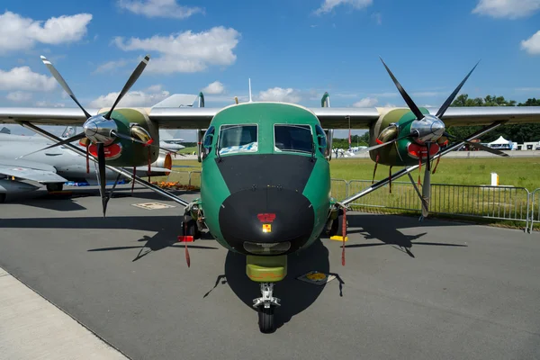 A short takeoff and landing (STOL) aircraft PZL M28B/PT Skytruck. Polish Air Force. — Stock Photo, Image