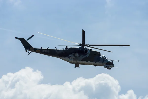 Aanvalshelikopter Mil Mi-24 Hind. — Stockfoto