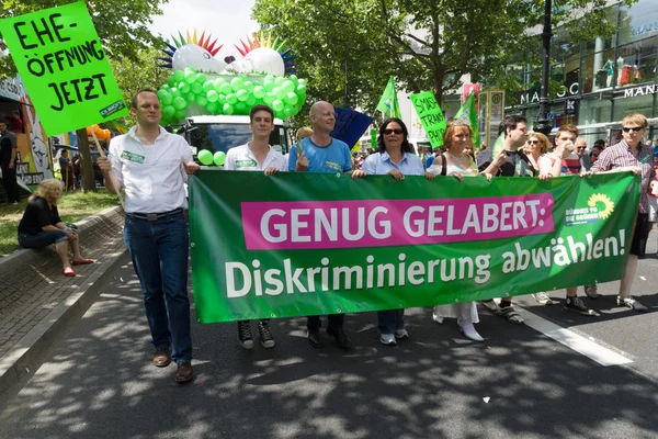 Christopher Street Day em Berlim. Alemanha . — Fotografia de Stock