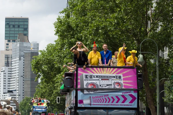 Christopher street day in berlin. Deutschland. — Stockfoto