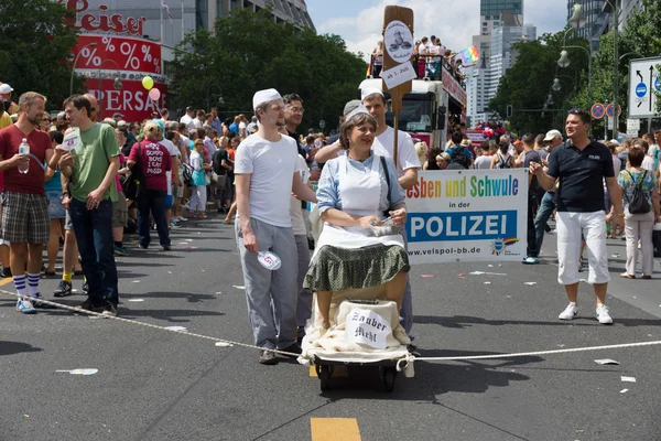 Christopher Street Day em Berlim. Alemanha . — Fotografia de Stock