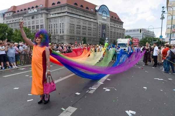 Christopher street day in berlin. Deutschland. — Stockfoto