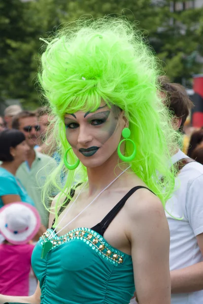 Christopher Street Day v Berlíně. Německo. — Stock fotografie