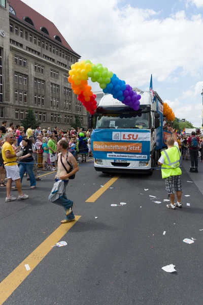 Christopher Street Day in Berlin. Germany. — Stock Photo, Image