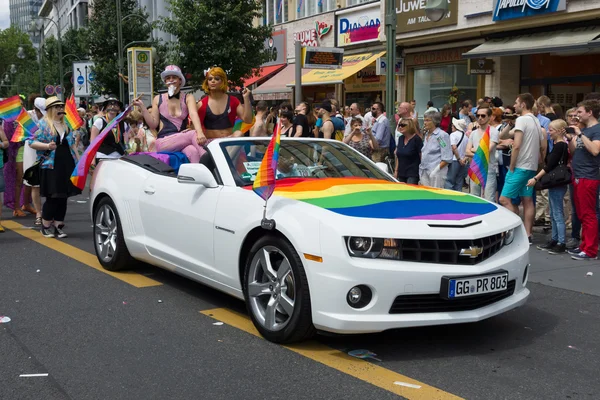 Berlins christopher street day. — Stockfoto