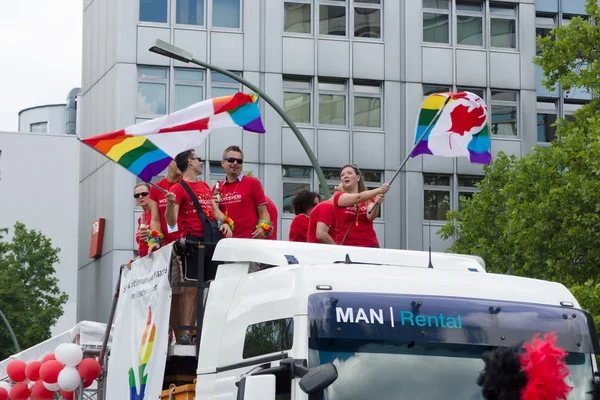 Berlins christopher street day. — Stockfoto