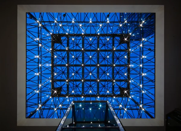 Unusual glass roof. Abstract background. — Stock Photo, Image