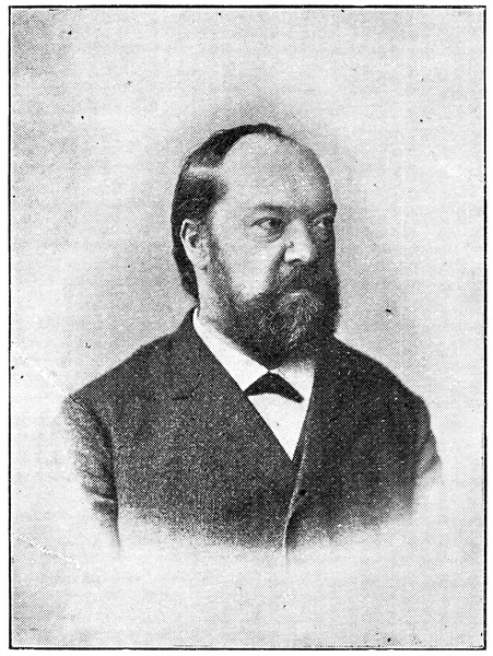 Porträtt av en Tysk politikar och journalist i kejserliga Tyskland, Eugen Richter. Publiceringen av boken "Ett sekel i text och bilder", Berlin, Tyskland, 1899 — Stockfoto
