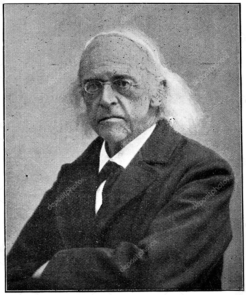 Portrait of a German classical scholar, historian, jurist, journalist ...