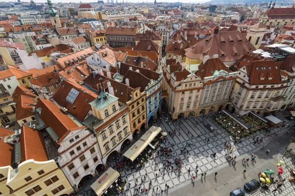 I tetti della vecchia Praga — Foto Stock