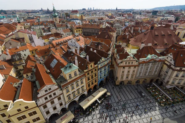 Dachy starej Pragi — Zdjęcie stockowe