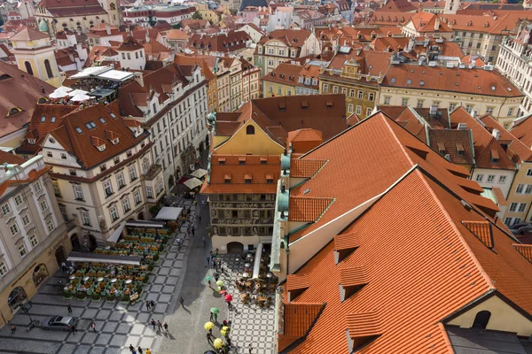 I tetti della vecchia Praga — Foto Stock