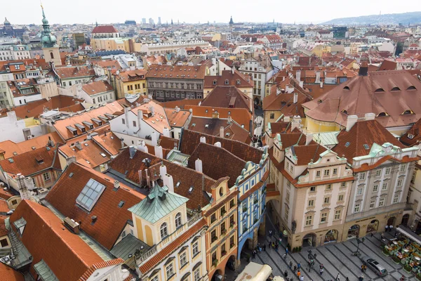 Los tejados de la antigua Praga — Foto de Stock