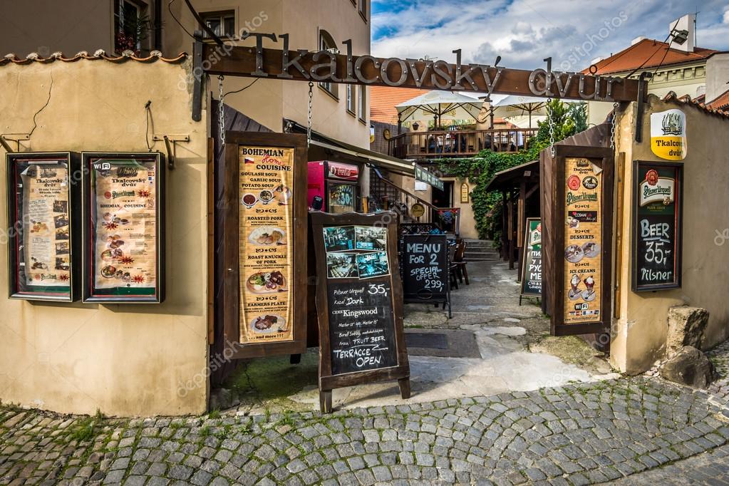 Traditional beer pubs in the district of the Lesser Town (Mala Strana