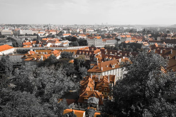 Vista de la ciudad vieja desde la Ciudad Menor (Mala Strana ) —  Fotos de Stock