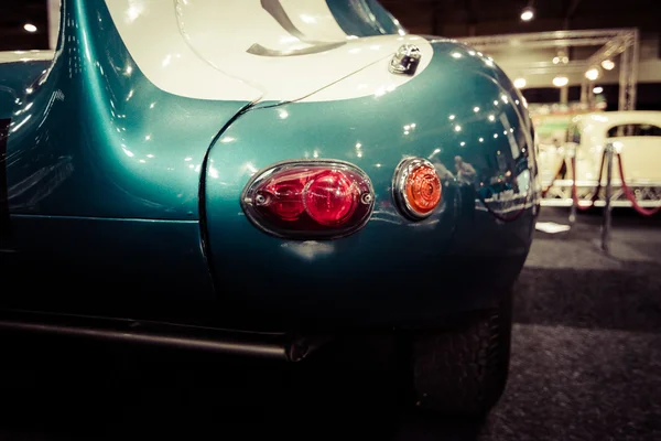 Stop-lights de um carro de corrida esportiva Jaguar D-Type, 1956 — Fotografia de Stock