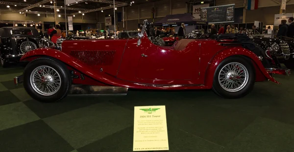 Un coche deportivo Jaguar SS1 Tourer, 1934 — Foto de Stock