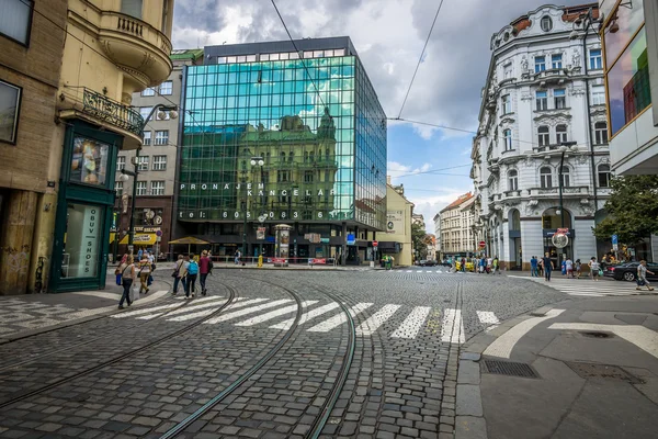 Rua e vida cotidiana da cidade . — Fotografia de Stock