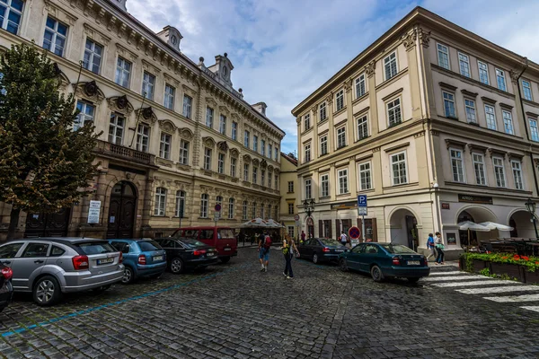 Straat en het dagelijks leven van de stad. — Stockfoto