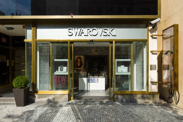 Swarovski Boutique i gamla stan — Stockfoto