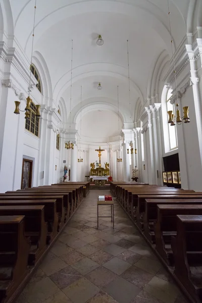 Interiér kostela True kříž na ulici Na Příkopě — Stock fotografie