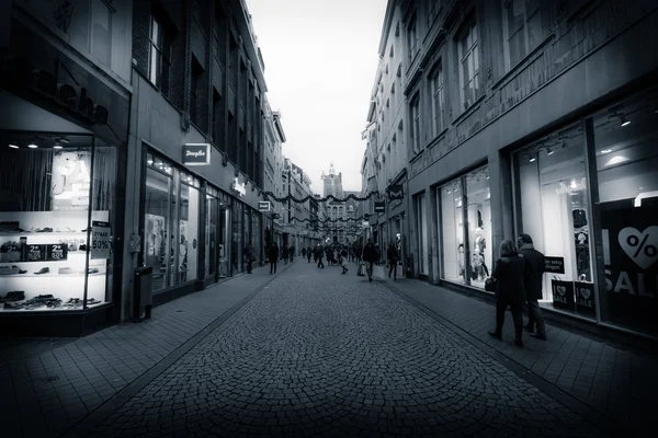 Maastricht. The streets in the historic center. — Stock Photo, Image