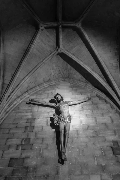 La Crucifixión. Interior de la Basílica de San Servacio —  Fotos de Stock