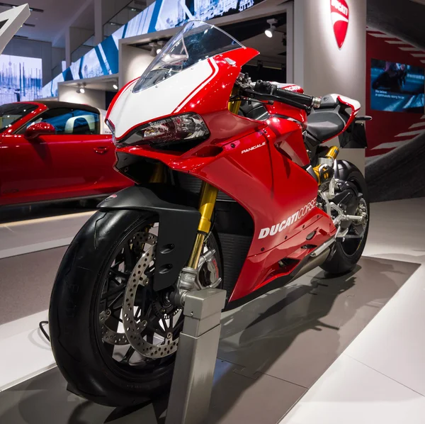 Vélo sport Ducati 1299 Panigale par l'équipe de course Ducati Corse . — Photo