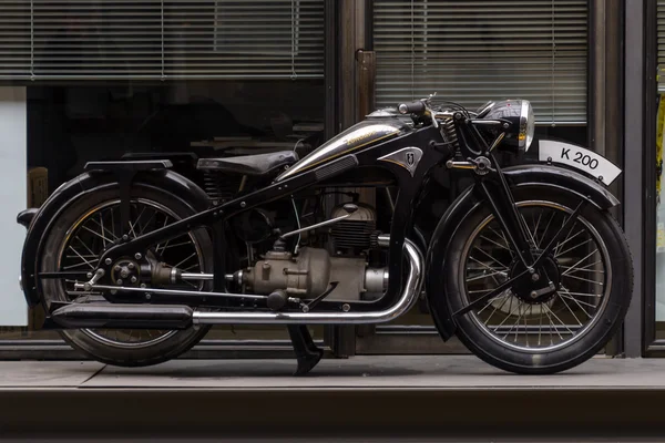 Винтажный мотоцикл Zuendapp K200, 1933 — стоковое фото