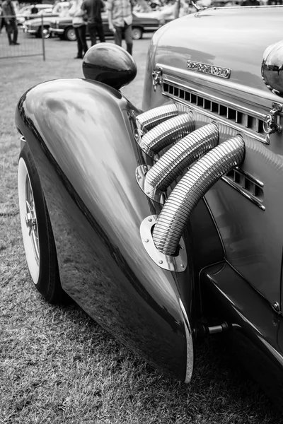 Vintage autó aranybarna 852 speedster töredéke — Stock Fotó