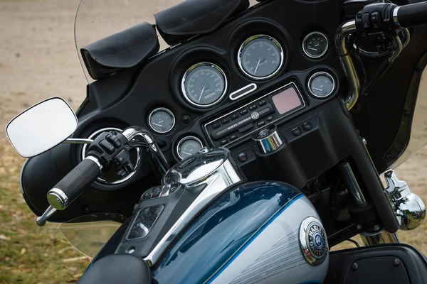 Dashboard of a motorcycle Harley-Davidson Electra Glide Ultra Classic — Stock Photo, Image