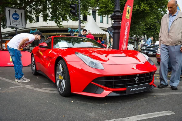 Sports car Ferrari F12berlinetta (since 2012). The Classic Days on Kurfuerstendamm. — 스톡 사진